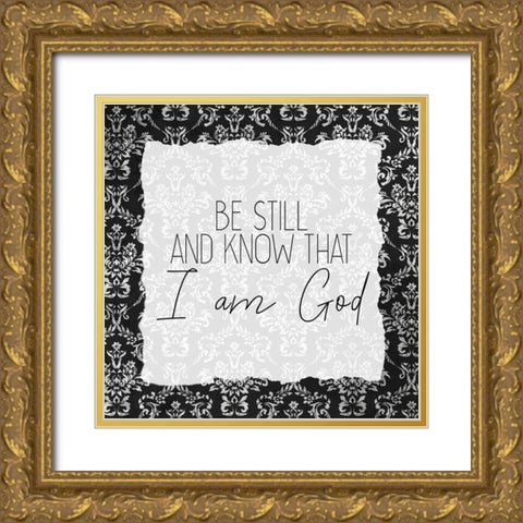 He Restores 2 Gold Ornate Wood Framed Art Print with Double Matting by Allen, Kimberly
