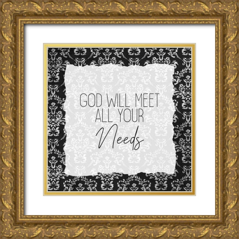 He Restores 5 Gold Ornate Wood Framed Art Print with Double Matting by Allen, Kimberly