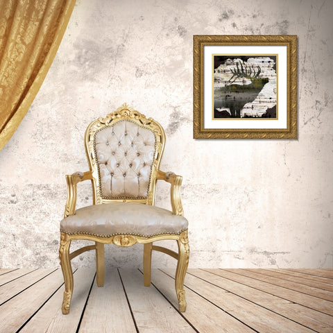 Birch Forest 1 Gold Ornate Wood Framed Art Print with Double Matting by Allen, Kimberly