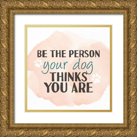 The Person Gold Ornate Wood Framed Art Print with Double Matting by Allen, Kimberly