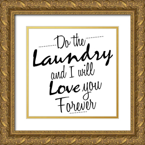 Do Gold Ornate Wood Framed Art Print with Double Matting by Allen, Kimberly