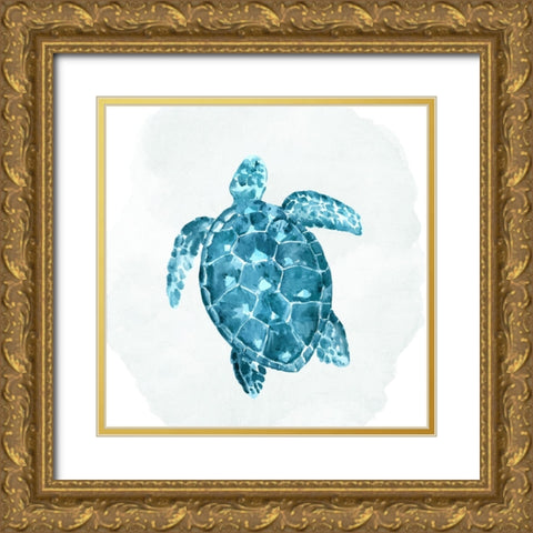 Sea Love 4 Gold Ornate Wood Framed Art Print with Double Matting by Allen, Kimberly
