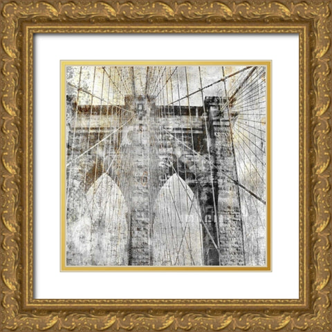 In the City 1 Gold Ornate Wood Framed Art Print with Double Matting by Allen, Kimberly