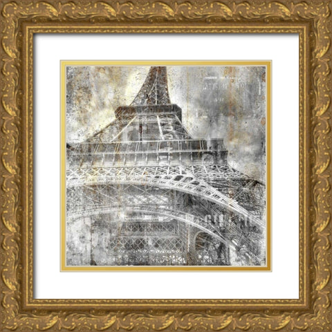 In the City 2 Gold Ornate Wood Framed Art Print with Double Matting by Allen, Kimberly