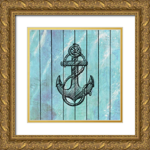 Sea Time 2 Gold Ornate Wood Framed Art Print with Double Matting by Allen, Kimberly