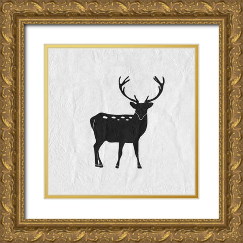 Animal Print 1 Gold Ornate Wood Framed Art Print with Double Matting by Allen, Kimberly