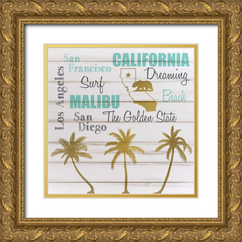 California Gold Ornate Wood Framed Art Print with Double Matting by Kimberly, Allen