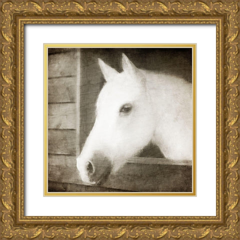 Glory Gold Ornate Wood Framed Art Print with Double Matting by Allen, Kimberly