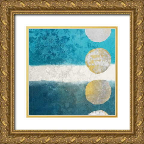Sea Bliss Gold Ornate Wood Framed Art Print with Double Matting by Allen, Kimberly