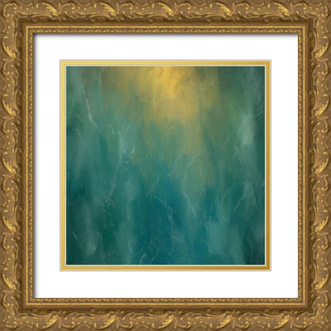 Rivers Gold Ornate Wood Framed Art Print with Double Matting by Allen, Kimberly