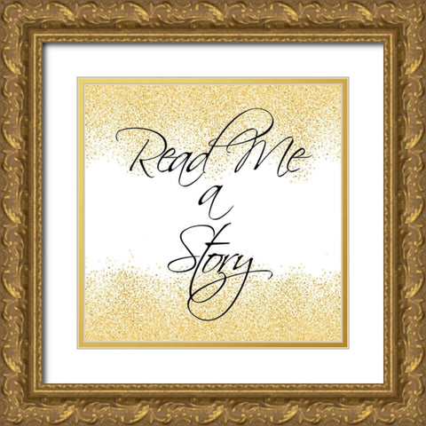 Goodnight 1 Gold Ornate Wood Framed Art Print with Double Matting by Kimberly, Allen