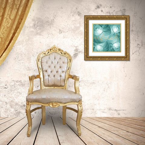 Refresh Spa 3 Gold Ornate Wood Framed Art Print with Double Matting by Kimberly, Allen