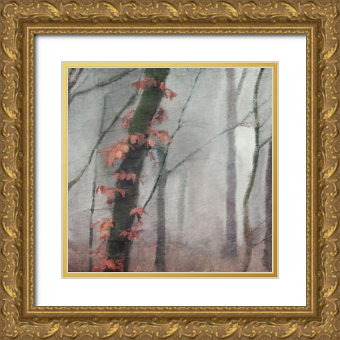 Fall Mood Gold Ornate Wood Framed Art Print with Double Matting by Kimberly, Allen