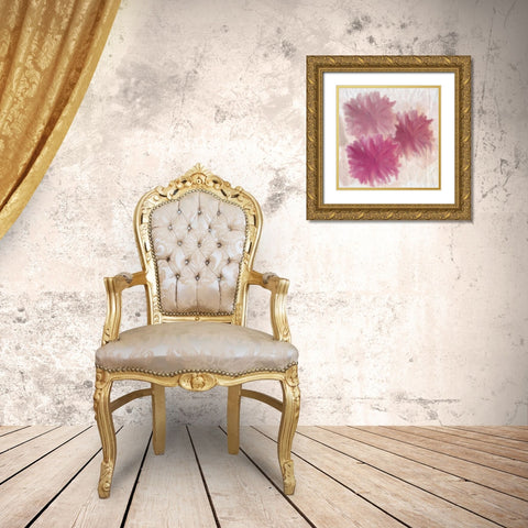 Pom Pom 1 Gold Ornate Wood Framed Art Print with Double Matting by Kimberly, Allen