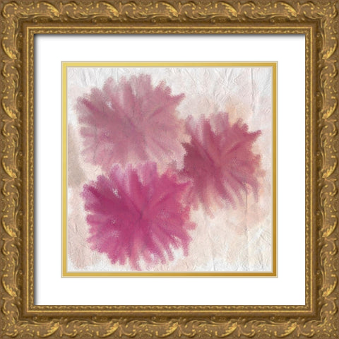 Pom Pom 1 Gold Ornate Wood Framed Art Print with Double Matting by Kimberly, Allen