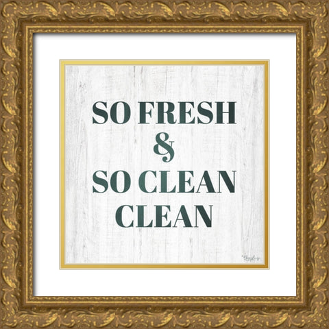 So Fresh Gold Ornate Wood Framed Art Print with Double Matting by Louise, Gigi