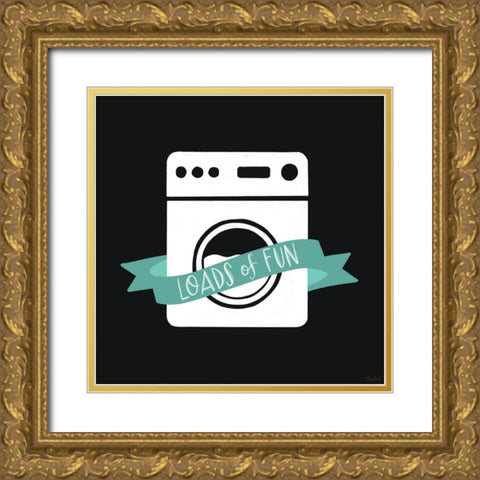 Loads Fun Gold Ornate Wood Framed Art Print with Double Matting by Louise, Gigi