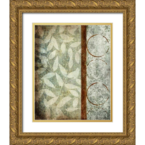 Autumn Spice Gold Ornate Wood Framed Art Print with Double Matting by Emery, Kristin