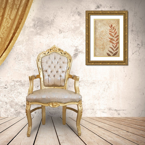 Red 8 Piece Gold Ornate Wood Framed Art Print with Double Matting by Emery, Kristin