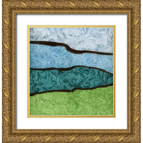 River II Gold Ornate Wood Framed Art Print with Double Matting by Emery, Kristin