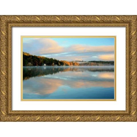 Reflections of Summer-2 Gold Ornate Wood Framed Art Print with Double Matting by Grey, Jace