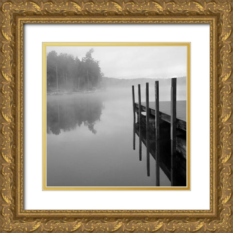 Stillness Gold Ornate Wood Framed Art Print with Double Matting by Colberg, Lisa
