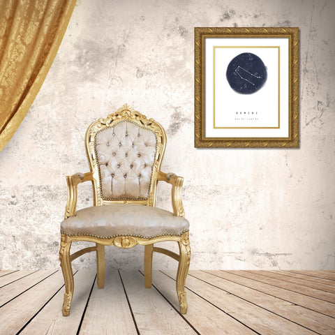 Gemini Gold Ornate Wood Framed Art Print with Double Matting by Straatsma, Leah