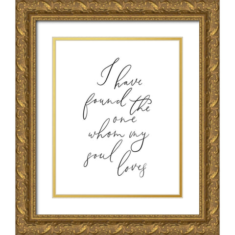 I Have Found Gold Ornate Wood Framed Art Print with Double Matting by Straatsma, Leah