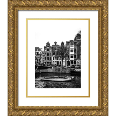 Amsterdam 5 Gold Ornate Wood Framed Art Print with Double Matting by Straatsma, Leah