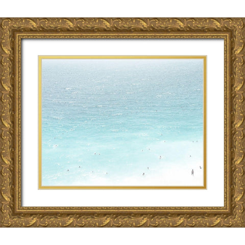 Ocean Life1 Gold Ornate Wood Framed Art Print with Double Matting by Straatsma, Leah