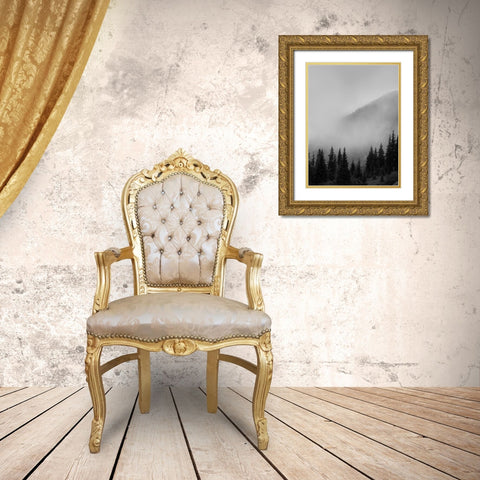 Smokey Mountains Gold Ornate Wood Framed Art Print with Double Matting by Straatsma, Leah