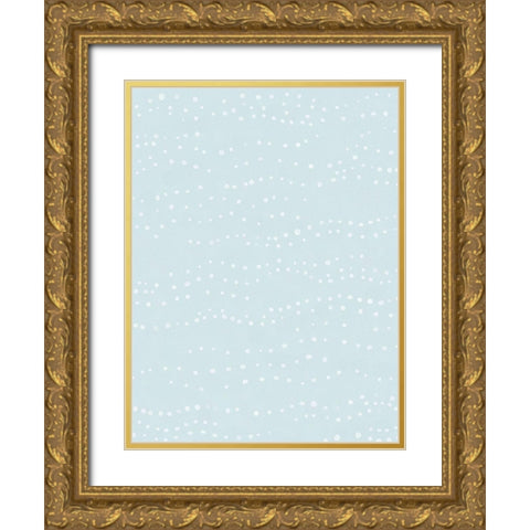 Sunshine on the Sea Gold Ornate Wood Framed Art Print with Double Matting by Straatsma, Leah