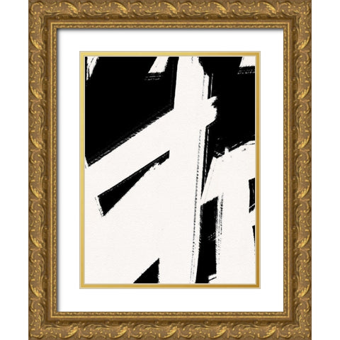Climbing the Walls Gold Ornate Wood Framed Art Print with Double Matting by Straatsma, Leah