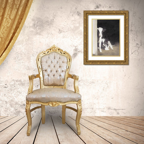 Best Friends Gold Ornate Wood Framed Art Print with Double Matting by Straatsma, Leah