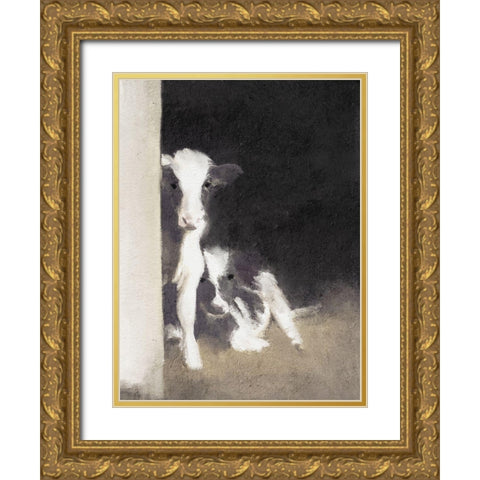 Best Friends Gold Ornate Wood Framed Art Print with Double Matting by Straatsma, Leah
