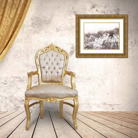 Cashmere Frost Gold Ornate Wood Framed Art Print with Double Matting by Straatsma, Leah