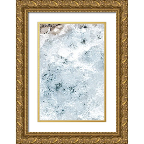 Rocky Shore 2 Gold Ornate Wood Framed Art Print with Double Matting by Straatsma, Leah