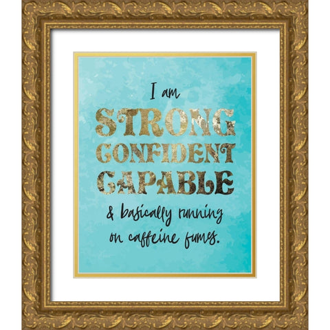 Mom Boss 4 Gold Ornate Wood Framed Art Print with Double Matting by Hogan, Melody