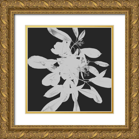 Botanical Dark 2 Gold Ornate Wood Framed Art Print with Double Matting by Hogan, Melody