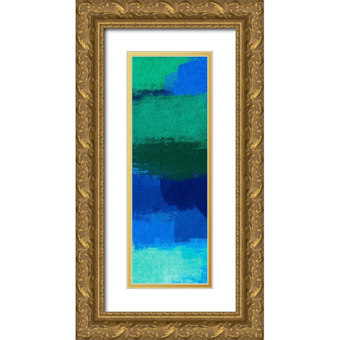 Spirited Smears 2 Gold Ornate Wood Framed Art Print with Double Matting by Prime, Marcus