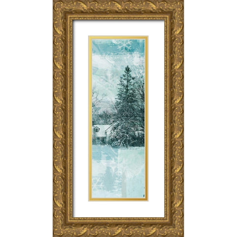 Winter Dreamland 3 Gold Ornate Wood Framed Art Print with Double Matting by Prime, Marcus