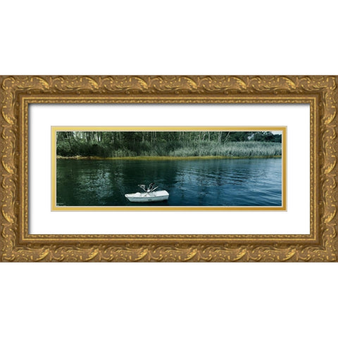 Welcoming River 1 Gold Ornate Wood Framed Art Print with Double Matting by Prime, Marcus