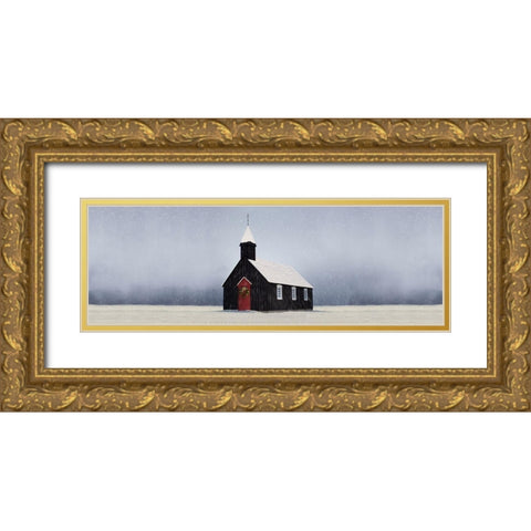 Winter Heaven 2 Gold Ornate Wood Framed Art Print with Double Matting by Prime, Marcus