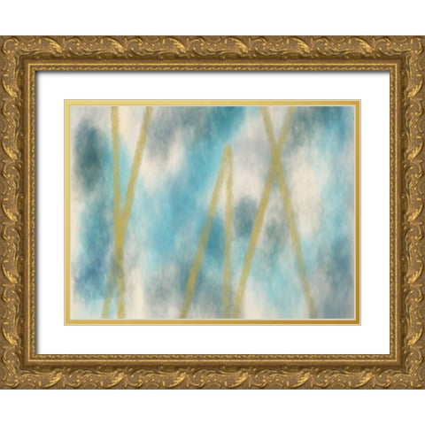 Blind Instance Gold Ornate Wood Framed Art Print with Double Matting by Prime, Marcus