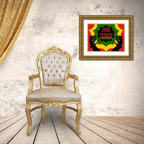 Break Free Gold Ornate Wood Framed Art Print with Double Matting by Prime, Marcus