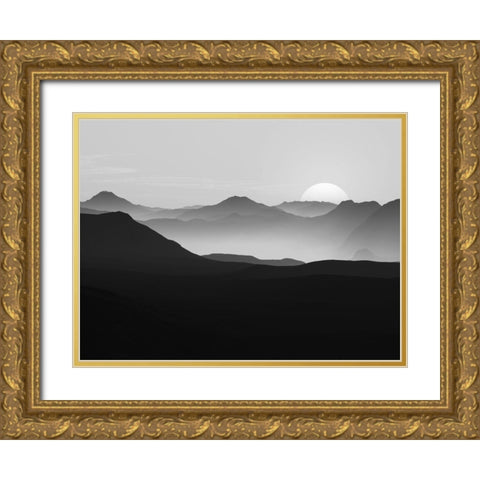Vast Horizon Gold Ornate Wood Framed Art Print with Double Matting by Prime, Marcus