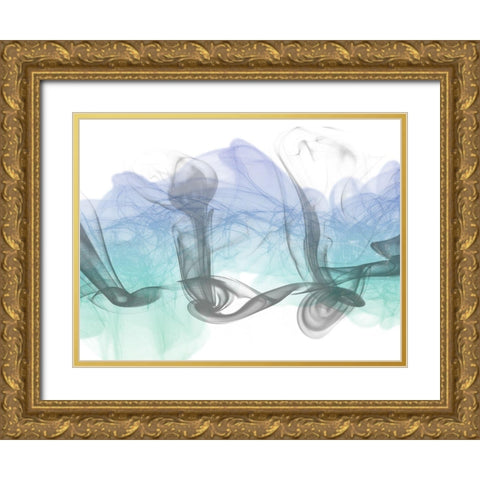 Crossing Streams Gold Ornate Wood Framed Art Print with Double Matting by Prime, Marcus