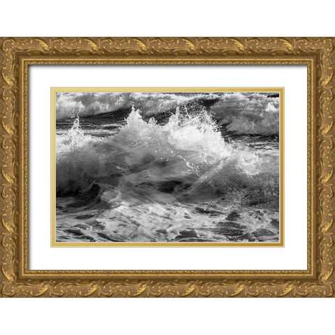 Calming Storm 1 Gold Ornate Wood Framed Art Print with Double Matting by Prime, Marcus