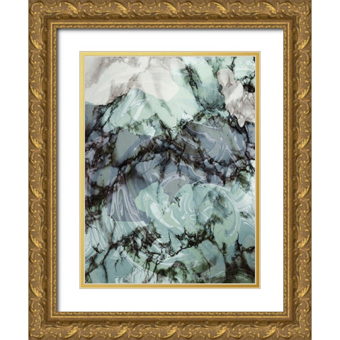 Evolutionary 1 Gold Ornate Wood Framed Art Print with Double Matting by Prime, Marcus