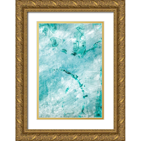 Aquatic Rush 1 Gold Ornate Wood Framed Art Print with Double Matting by Prime, Marcus